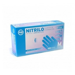 GUANTES NITRILO LAVANDA /...