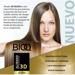 BIOQ ALISADO 3D GLOSS 1100ML